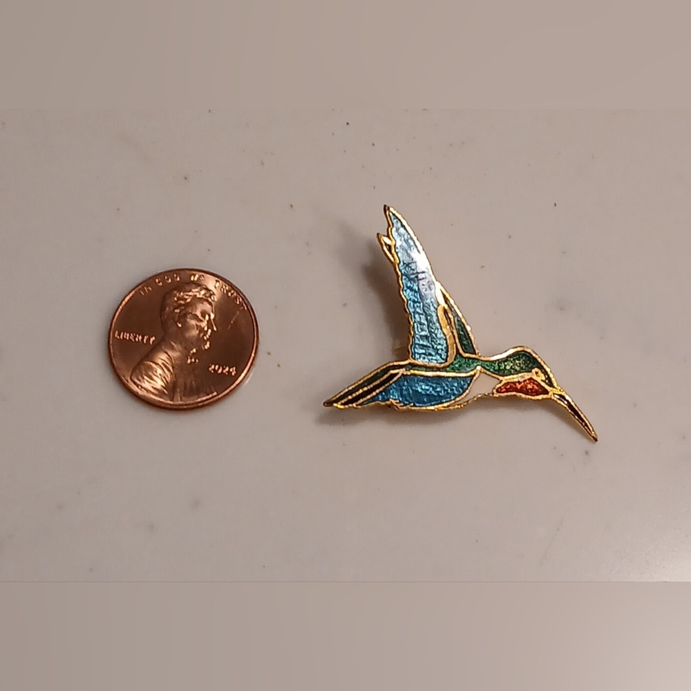 1986 Vintage Wm Spear Hummingbird Pin/Brooch.